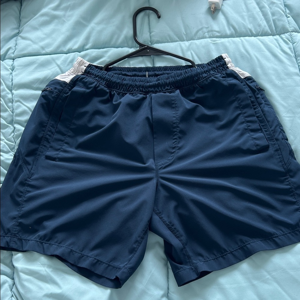 Birddogs Men's Athletic Shorts - Navy and White